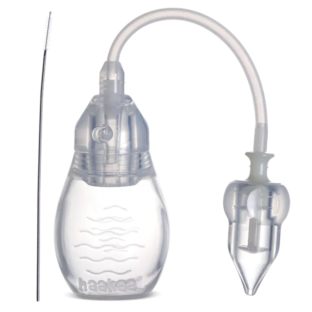 haakaa-schwanenhals-nasensauger-manuelle-absaughilfe-mit-silikonspitze-f-r-babys image 1