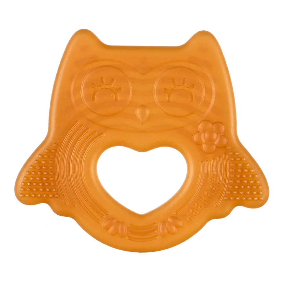 haakaa-silicone-owl-teether-eulen-bei-ring-aus-lebensmittelgerechtem-silikon-k-h image 1