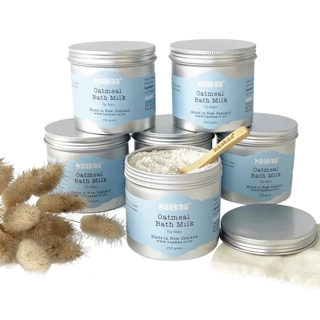 haakaa-oatmeal-baby-bath-milk-250g-haferflocken-badezusatz-aus-neuseeland-mit-la image 1