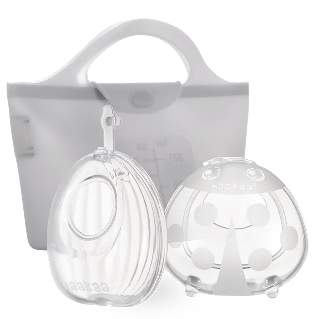 haakaa-pump-collect-sterilise-combo-tragbare-milchpumpe-mit-shell-auffangschale- image 1