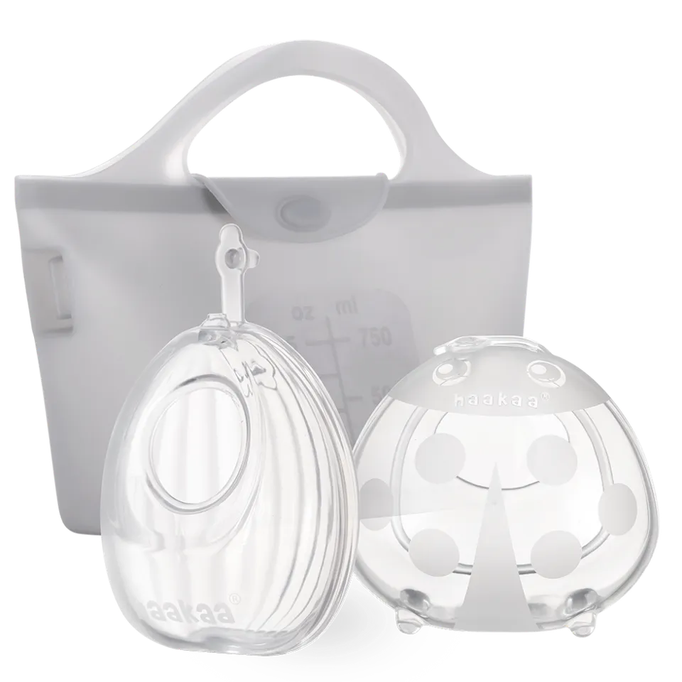 haakaa-pump-collect-sterilise-combo-tragbare-milchpumpe-mit-shell-auffangschale- image 1