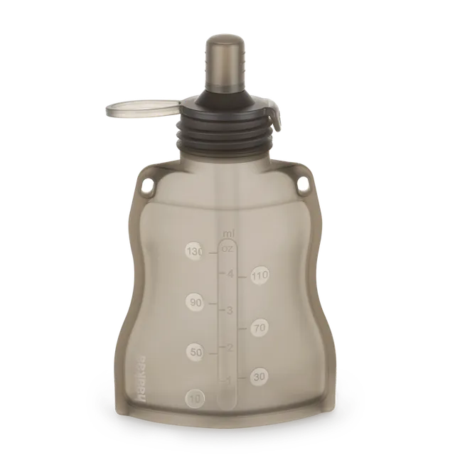 haakaa-silicone-yummy-pouch-130ml-wiederverwendbarer-silikon-food-pouch-mit-grat image 1