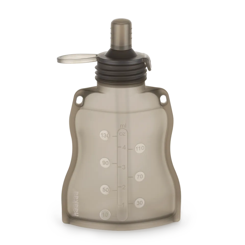 haakaa-silicone-yummy-pouch-130ml-wiederverwendbarer-silikon-food-pouch-mit-grat image 1