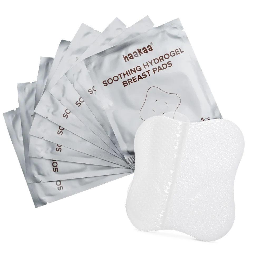 haakaa-soothing-hydrogel-breast-pads-k-hlende-hydrogel-stillpads-mit-lanolin-und image 1