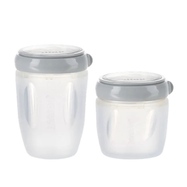 haakaa-generation-3-silikon-vorratsdosen-set-160-ml-250-ml-luftdichte-muttermilc image 1