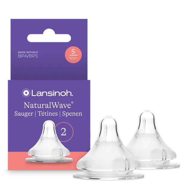 lansinoh-naturalwave-sauger-s-anti-kolikartiger-brustw-rte-sauger-gr-e-s-in-extr image 1