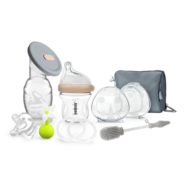 haakaa-new-mum-premium-pack-still-starterset-mit-gen-2-silikon-milchpumpe-ladybu image 1