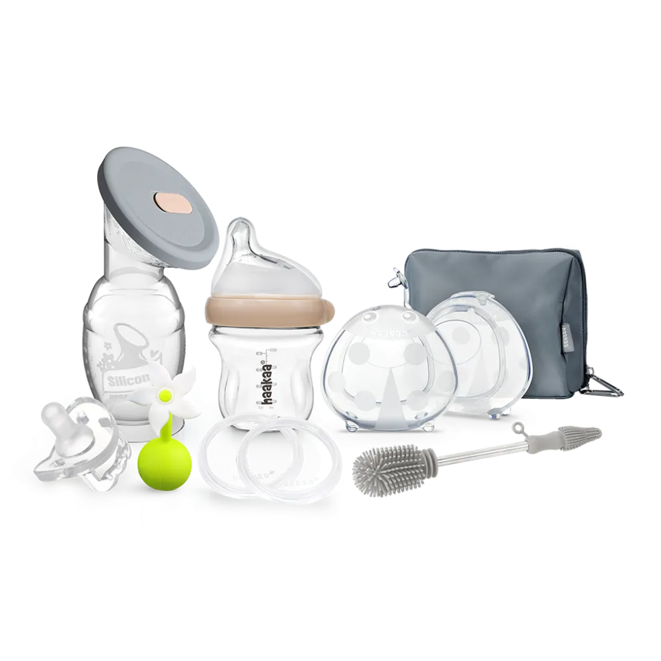 haakaa-new-mum-premium-pack-still-starterset-mit-gen-2-silikon-milchpumpe-ladybu image 1