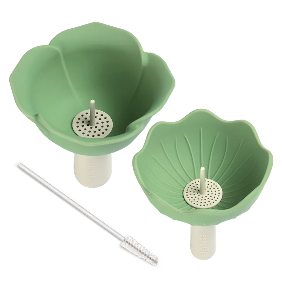 haakaa-silicone-flower-funnel-set-2-silikon-trichter-mit-siebeins-tzen-blumenfor image 1