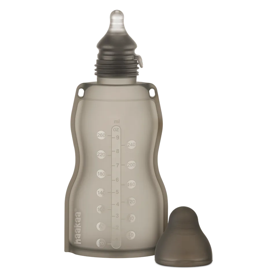 haakaa-silicone-squeeze-feed-bag-260-ml-quetschbeutel-mit-sauger-f-r-babymilch-s image 1