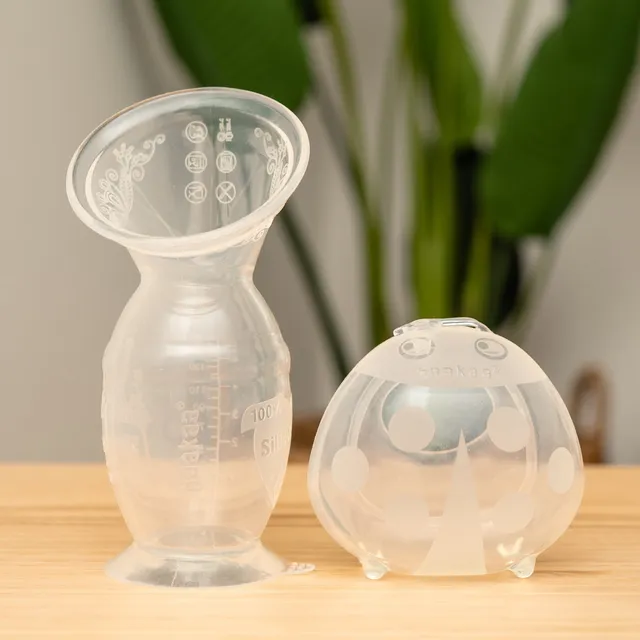 haakaa-gen-2-silikon-stillpumpe-150-ml-ladybug-milchsammler-75-ml-bundle-inkl-tr image 1