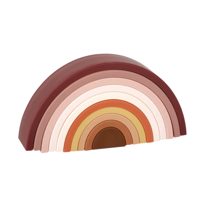haakaa-silicone-arch-stacker-set-9-teiliges-silikon-stapelspielzeug-bogen-form image 1