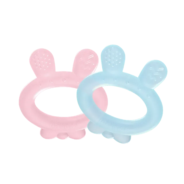 haakaa-silicone-rabbit-ear-teether-silikon-bei-ring-mit-hasenohren-bpa-frei-gefr image 1