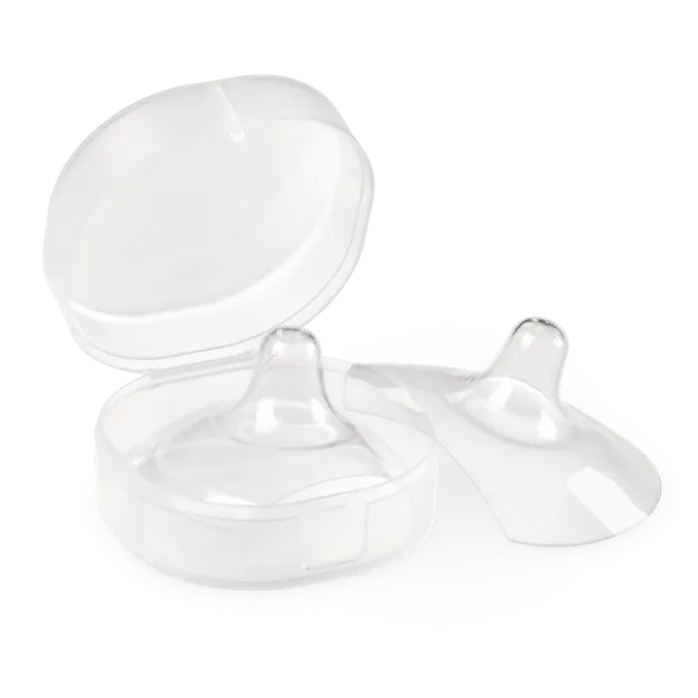 haakaa-silikon-stillh-tchen-2er-pack-ultra-d-nne-nipple-shields-bei-wunden-brust image 1