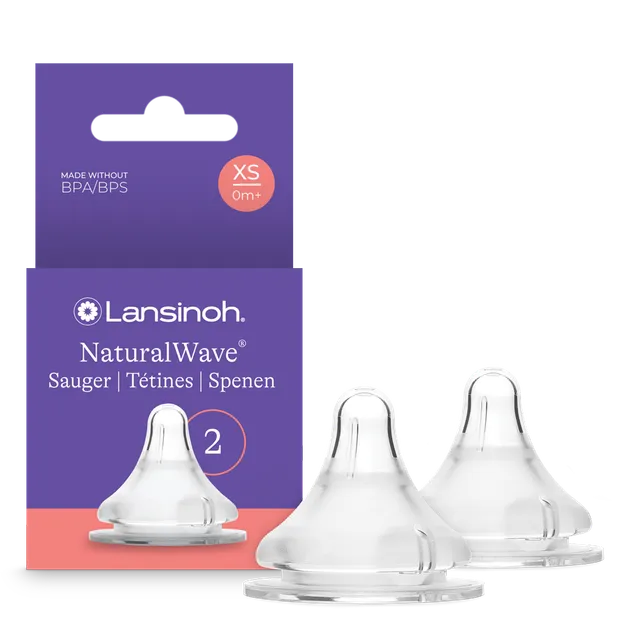 lansinoh-naturalwave-sauger-xs-extraweicher-silikon-sauger-f-r-gestillte-babys-m image 1