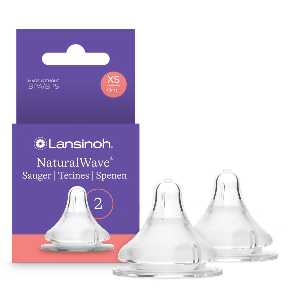 lansinoh-naturalwave-sauger-xs-extraweicher-silikon-sauger-f-r-gestillte-babys-m image 1