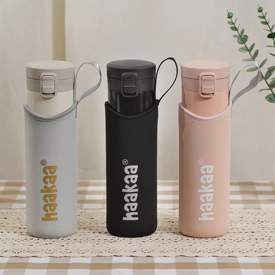 haakaa-edelstahl-thermoflasche-750-ml-mit-neopren-schutzh-lle-combo-set-mit-snap image 1