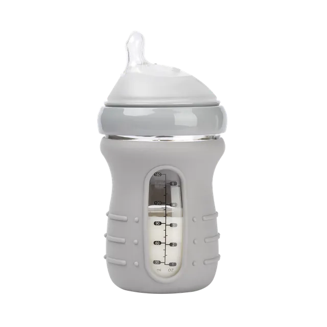 haakaa-silikon-glasflaschen-h-lle-baby-bottle-cover-rutschfeste-schutzh-lle-aus- image 1