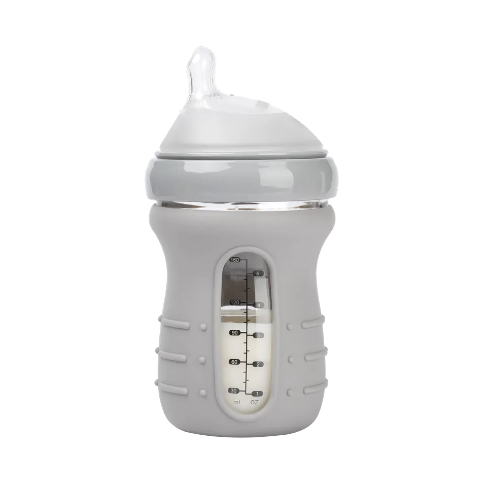 haakaa-silikon-glasflaschen-h-lle-baby-bottle-cover-rutschfeste-schutzh-lle-aus- image 1