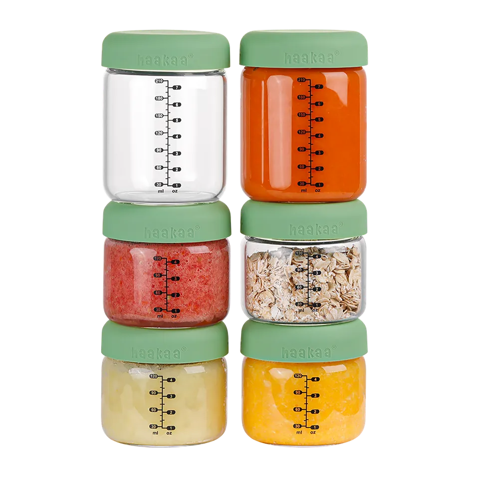 haakaa-airtight-silicone-lid-glass-jar-set-luftdichte-borosilikatglas-aufbewahru image 1