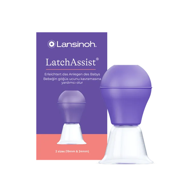 lansinoh-latchassist-brustwarzenformer-sanfter-silikonformer-f-r-flache-oder-fli image 1