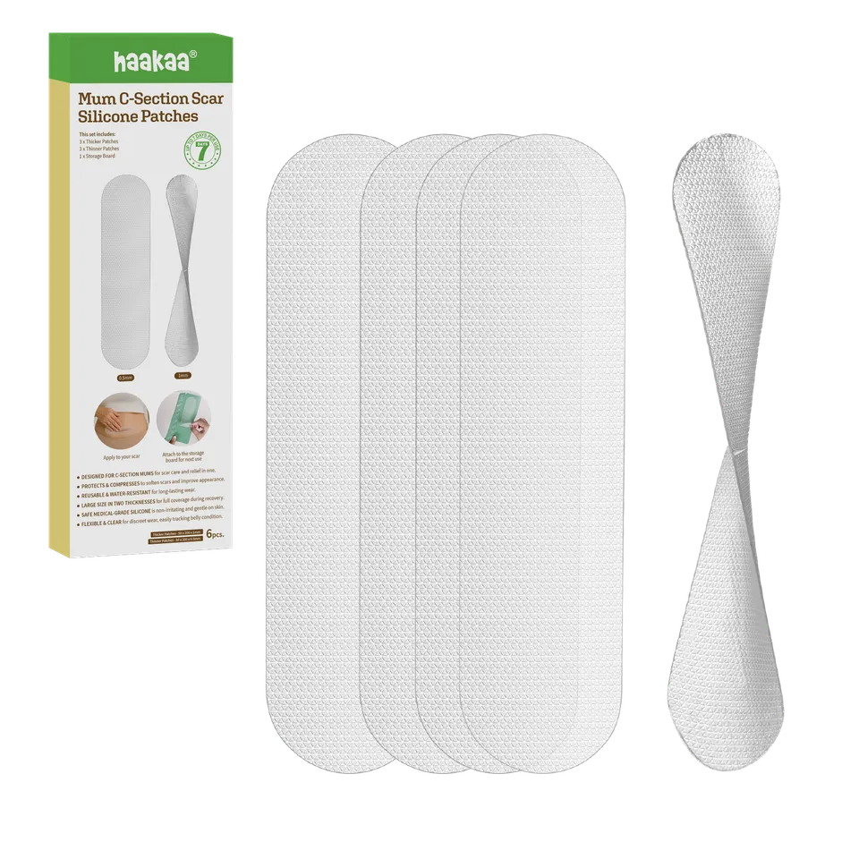 haakaa-mum-kaiserschnitt-narben-silikonpflaster-6er-set-3-0-5-mm-3-1-mm-medizini image 1