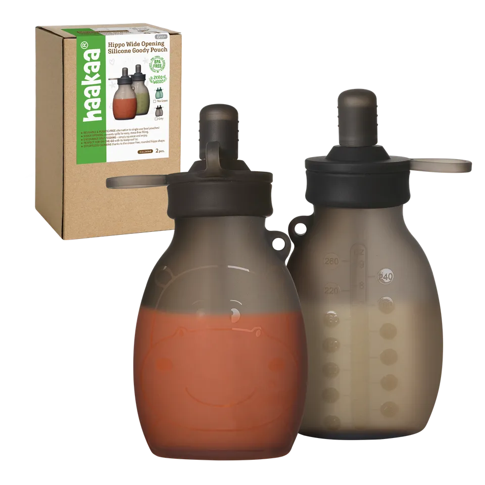 haakaa-hippo-wide-opening-silicone-goody-pouch-260-ml-wiederverwendbarer-silikon image 1