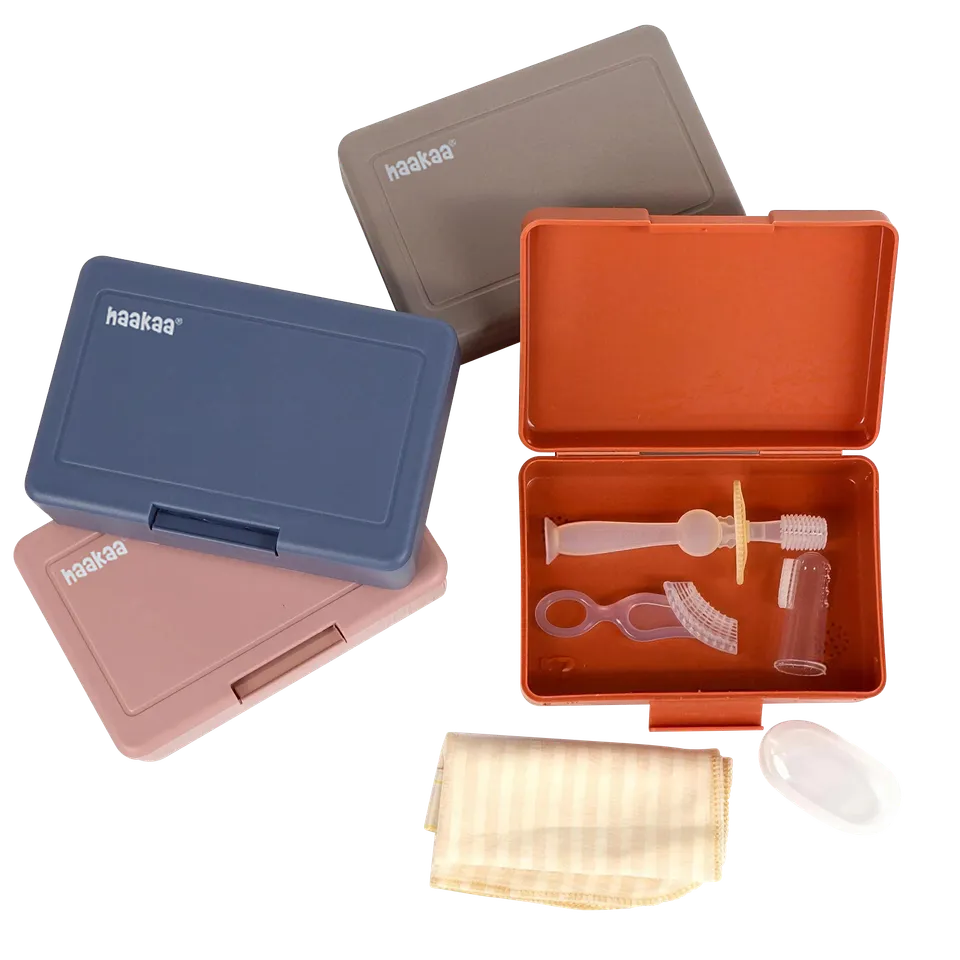 haakaa-kids-oral-care-set-baby-zahnpflegeset-mit-3-stufen-zahnb-rsten-fingerzahn image 1
