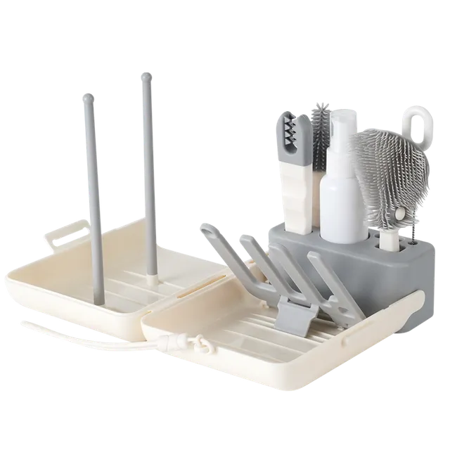 haakaa-clean-dry-travel-flaschenb-rsten-set-reise-reinigungsset-f-r-babyflaschen image 1