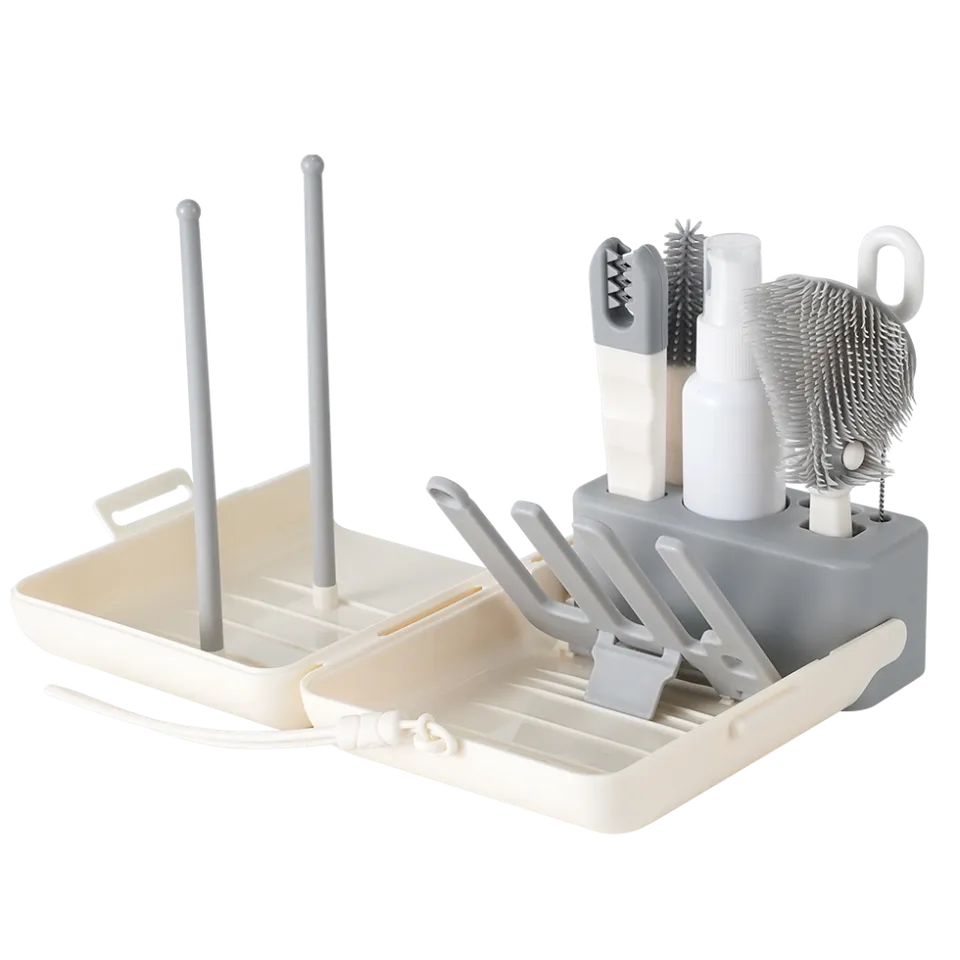 haakaa-clean-dry-travel-flaschenb-rsten-set-reise-reinigungsset-f-r-babyflaschen image 1
