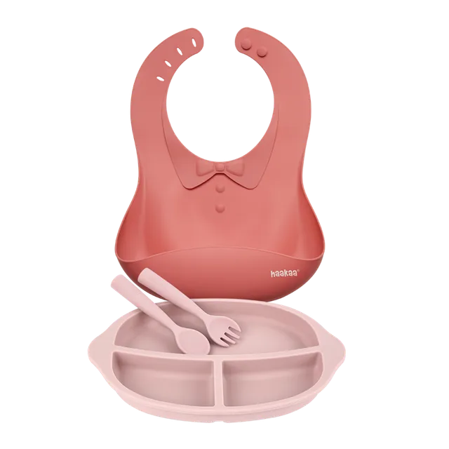 haakaa-silicone-kids-dinnerware-set-4-teiliges-silikon-essset-mit-l-tzchen-mit-f image 1