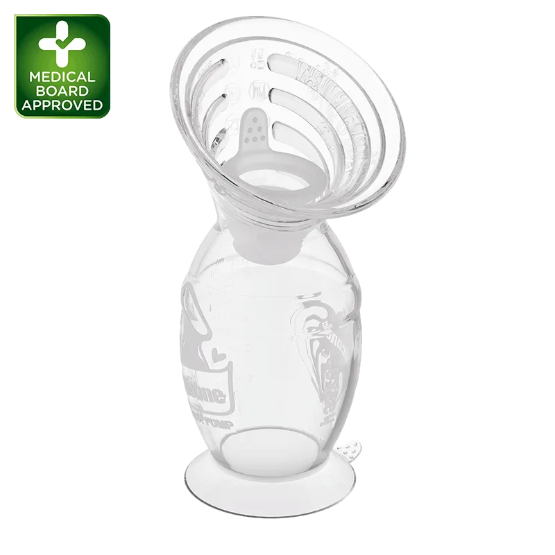 haakaa-gen-2-silikon-handmilchpumpe-mit-spillguard-einsatz-comfortcare-saugtrich image 1
