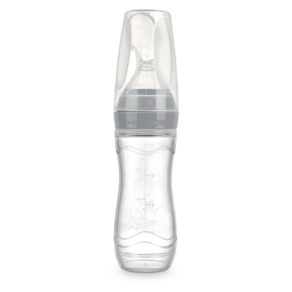 haakaa-silicone-baby-food-dispensing-spoon-120ml-silikon-futterl-ffel-mit-auslau image 1