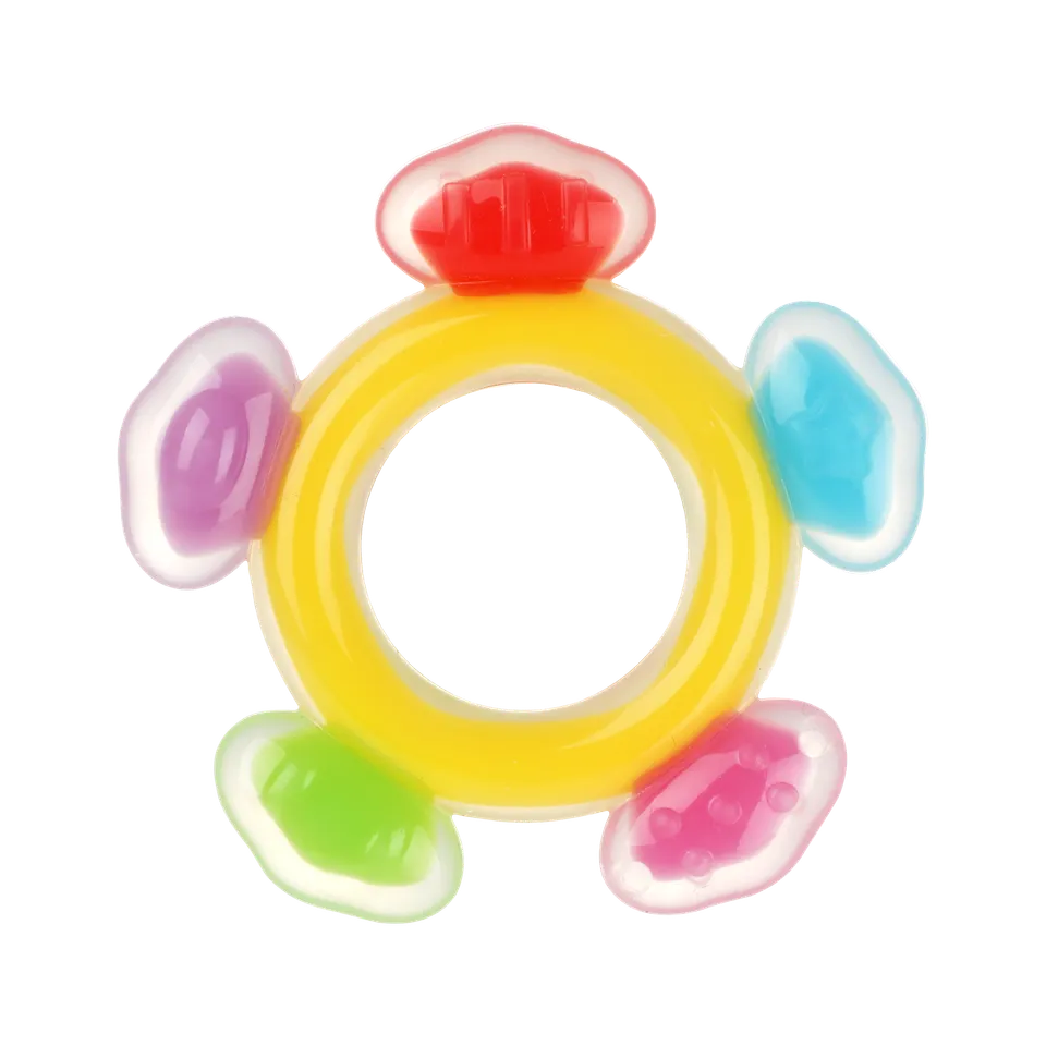 haakaa-silicone-ferris-wheel-teether-silikon-bei-ring-riesenrad-design-ca-7-9-cm image 1
