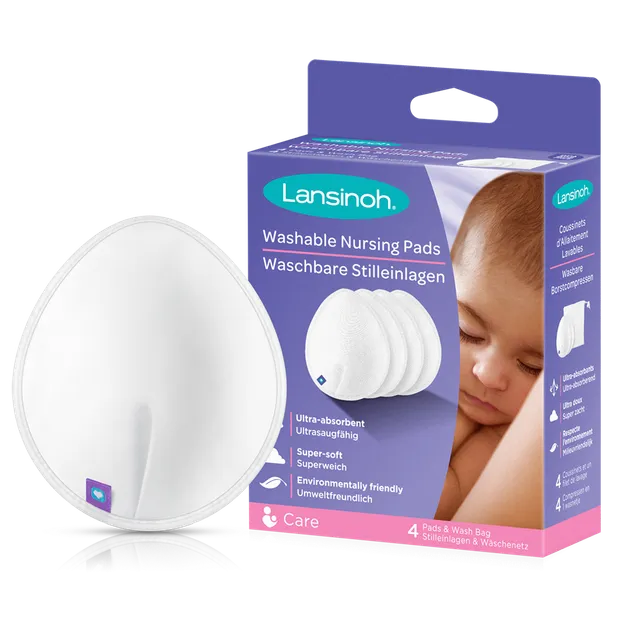 lansinoh-waschbare-stilleinlagen-4-st-ck-wiederverwendbare-tropfenform-pads-ultr image 1