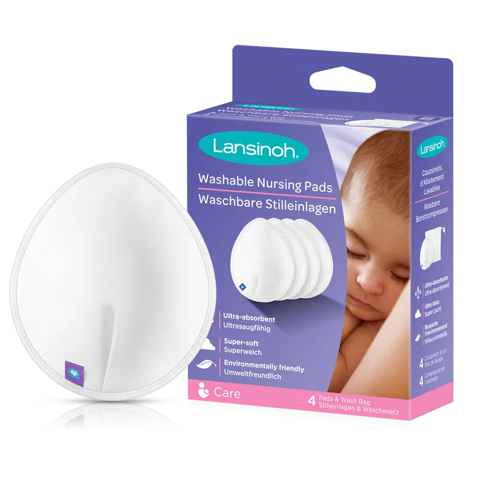 lansinoh-waschbare-stilleinlagen-4-st-ck-wiederverwendbare-tropfenform-pads-ultr image 1