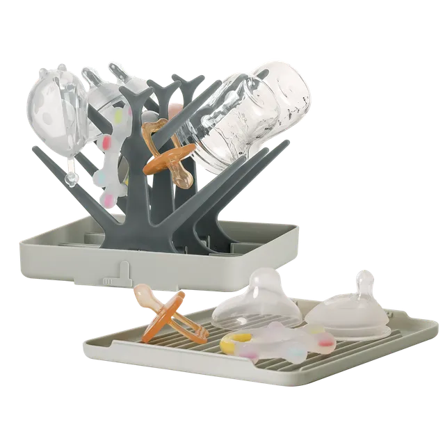 haakaa-easy-store-drying-tree-tray-set-mit-deckel-trockenst-nder-f-r-flaschen-sc image 1