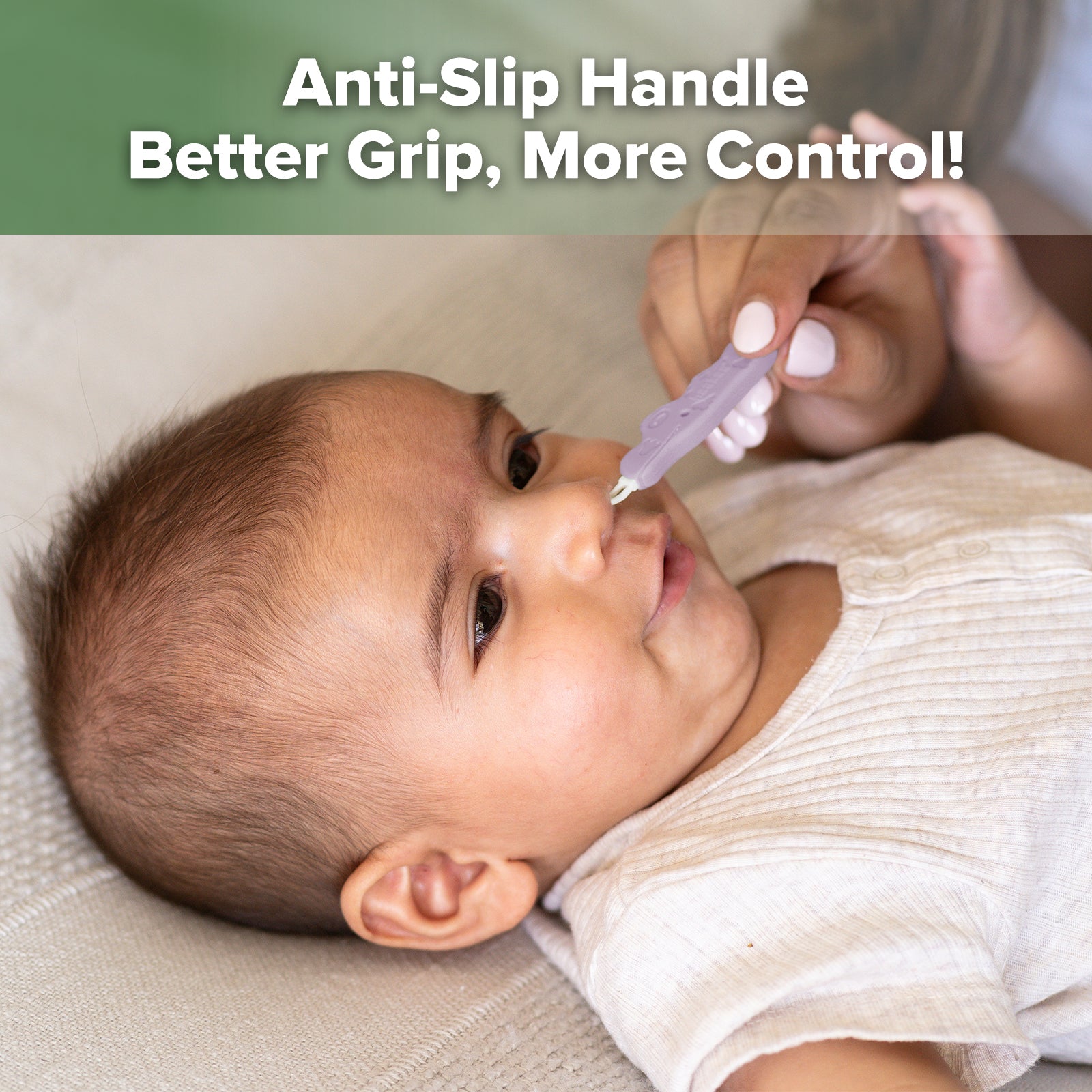haakaa-croc-baby-dual-ended-ohren-nasenreiniger-anti-rutsch-booger-remover image 2