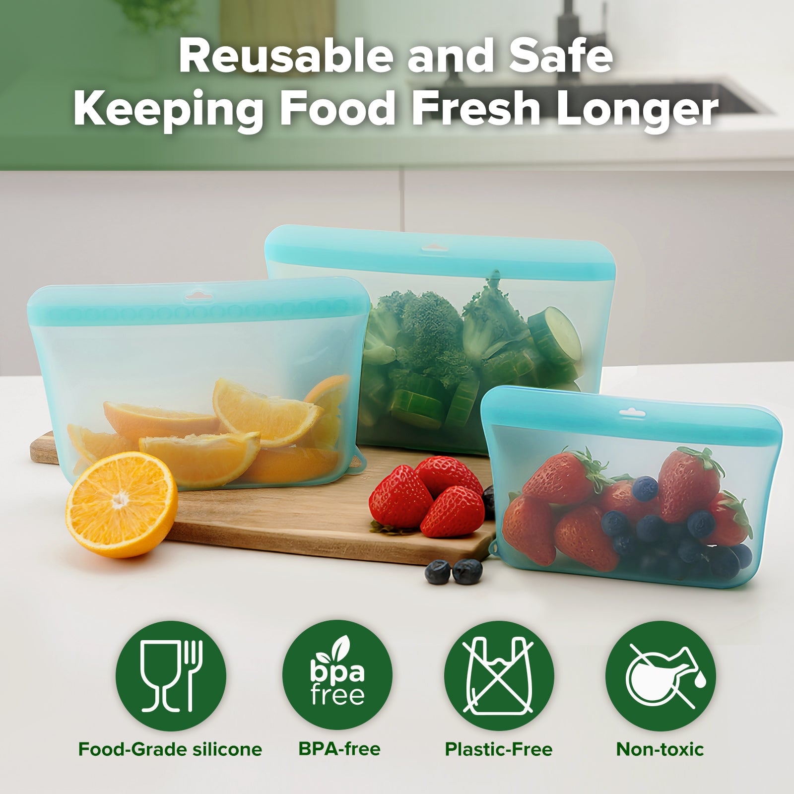 haakaa-dot-seal-silicone-storage-bag-set-wiederverwendbare-lebensmittelechte-sil image 2