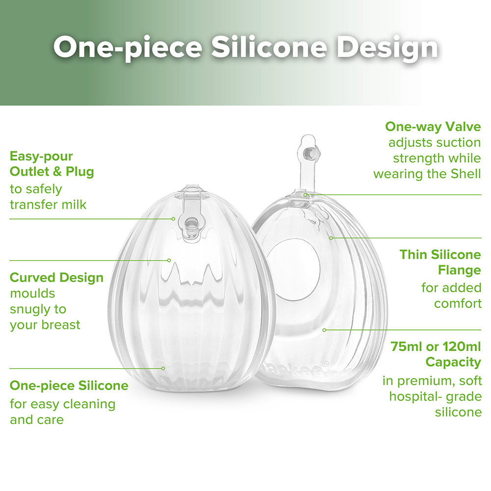haakaa-shell-wearable-milchpumpe-aus-medizinischem-silikon-75ml-120ml-wearable-s image 4