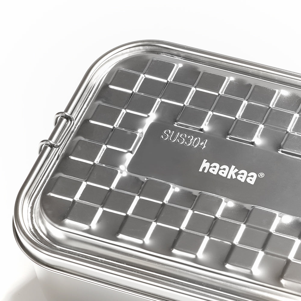 haakaa-edelstahl-lunchbox-mit-snack-beh-ltern-auslaufsichere-brotdose-mit-3-f-ch image 7