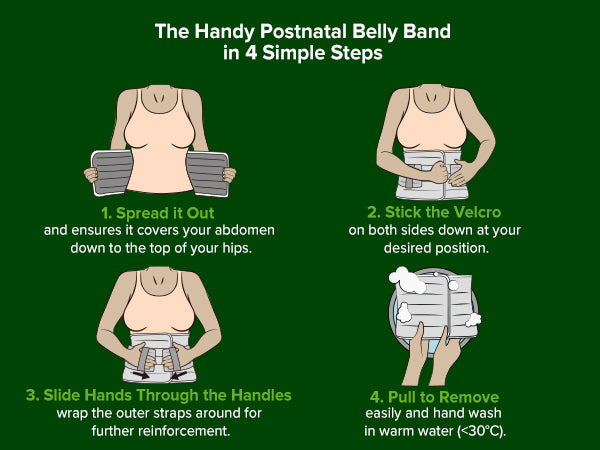 haakaa-postnatal-belly-band-bauchbandage-nach-der-geburt-r-cken-und-bauchst-tze- image 5