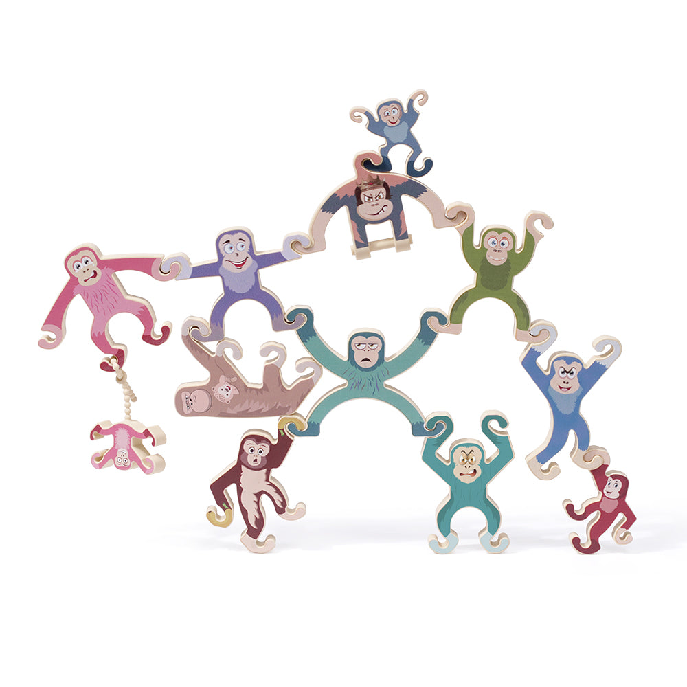 haakaa-cheeky-monkey-silicone-stackers-silikon-stapelfiguren-affen-100-lebensmit image 2