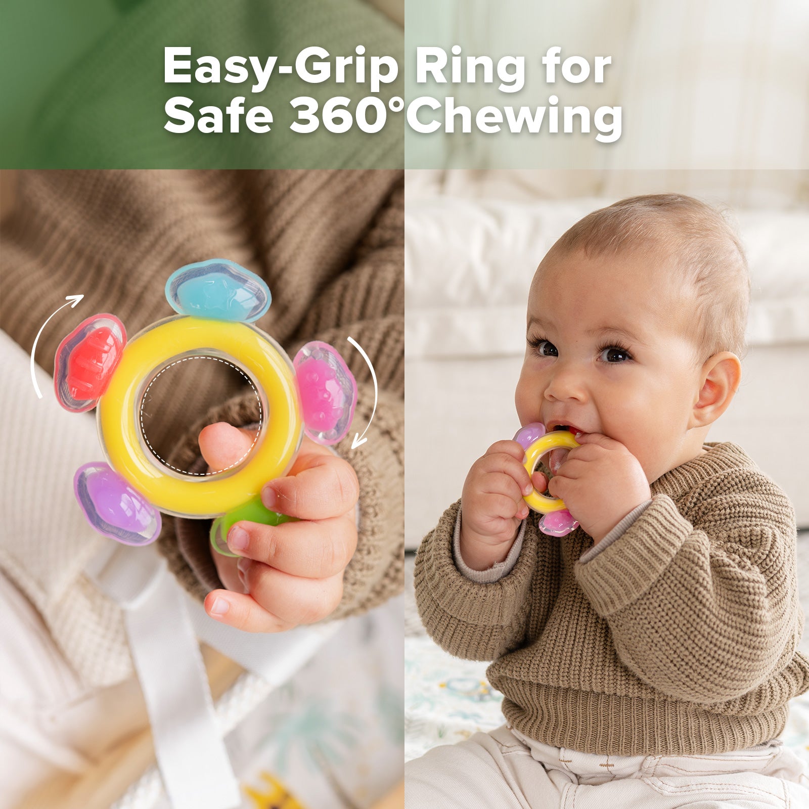 haakaa-silicone-ferris-wheel-teether-silikon-bei-ring-riesenrad-design-ca-7-9-cm image 5