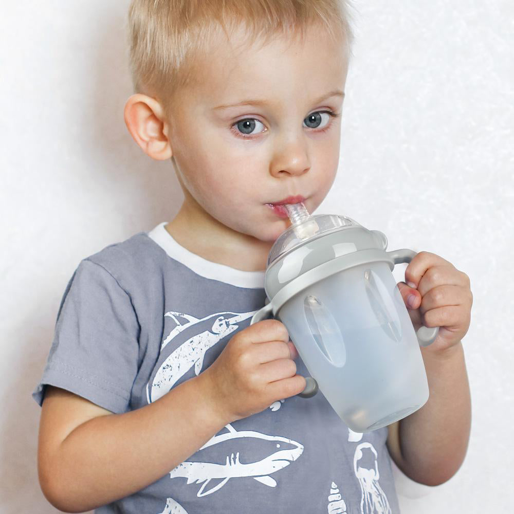 haakaa-generation-3-silicone-sippy-spout-bottle-250-ml-trinklernflasche-mit-besc image 5