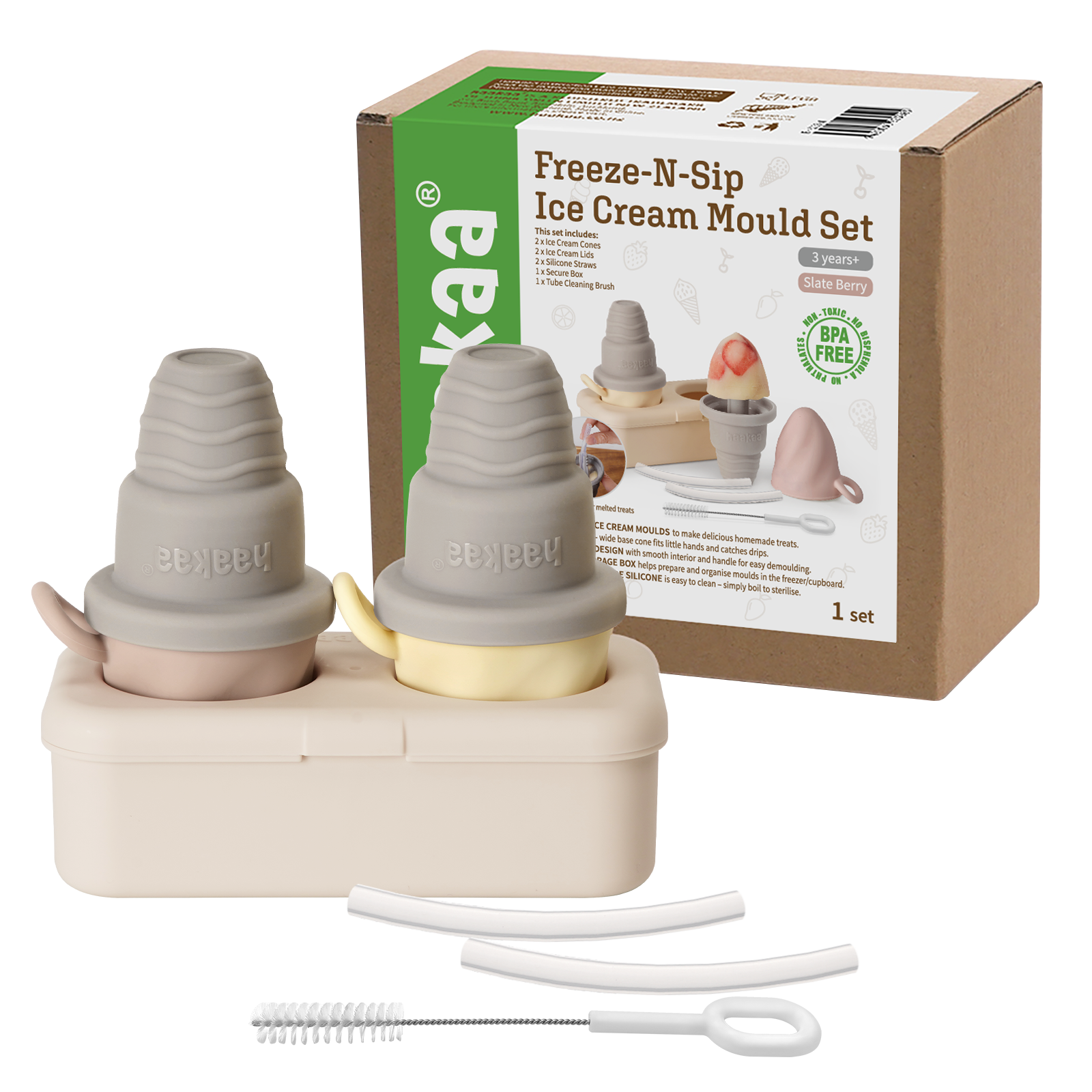 haakaa-freeze-n-sip-eiscreme-formen-set-100-lebensmittelechtes-silikon-mit-messm image 1