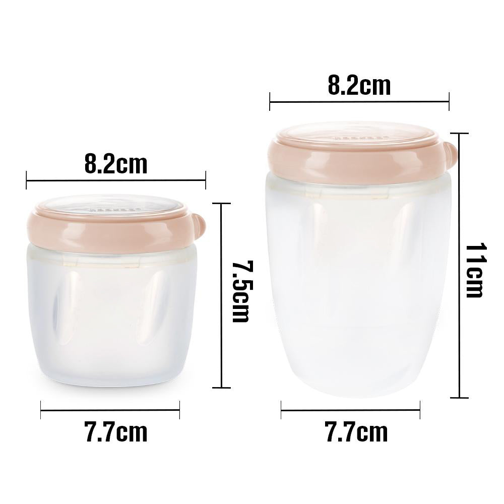 haakaa-generation-3-silikon-vorratsdosen-set-160-ml-250-ml-luftdichte-muttermilc image 3