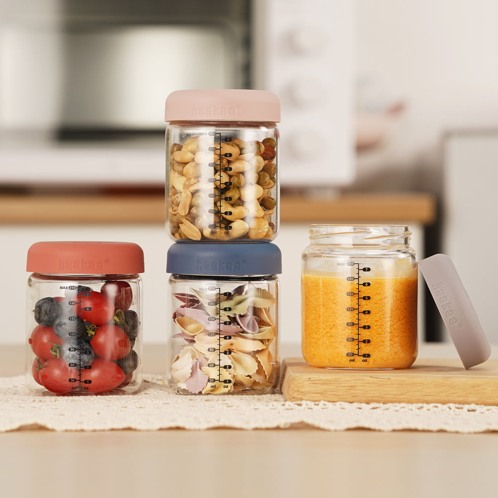 haakaa-glas-aufbewahrungsgl-ser-set-210-ml-4-teilig-mit-dichten-silikon-deckeln- image 2