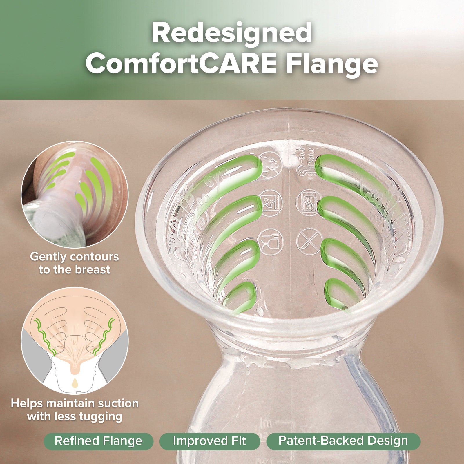 haakaa-gen-2-silikon-handmilchpumpe-mit-spillguard-einsatz-comfortcare-saugtrich image 3