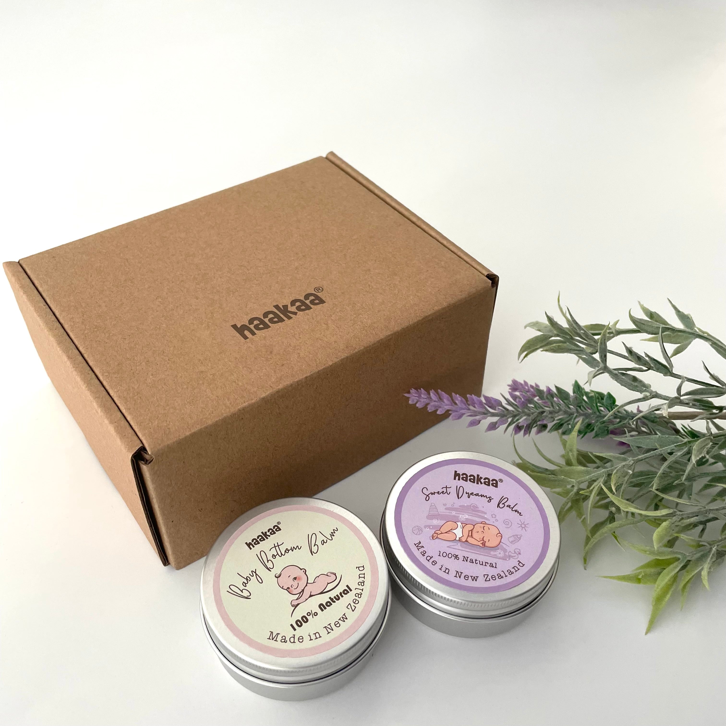 haakaa-baby-soft-skincare-set-mit-kawakawa-baby-bottom-balm-baby-lotion-balm-100 image 1